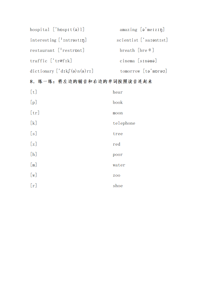 英语国际音标表.docx第5页