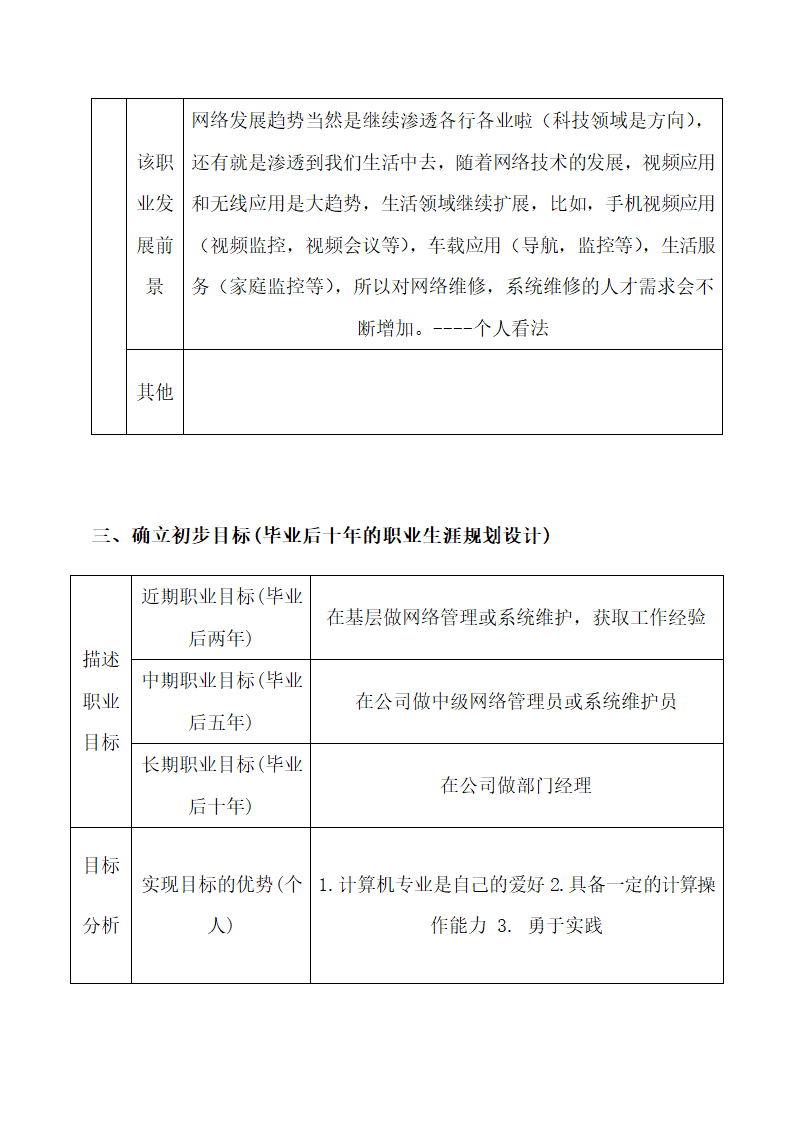 大学生职业生涯规划书.docx第8页