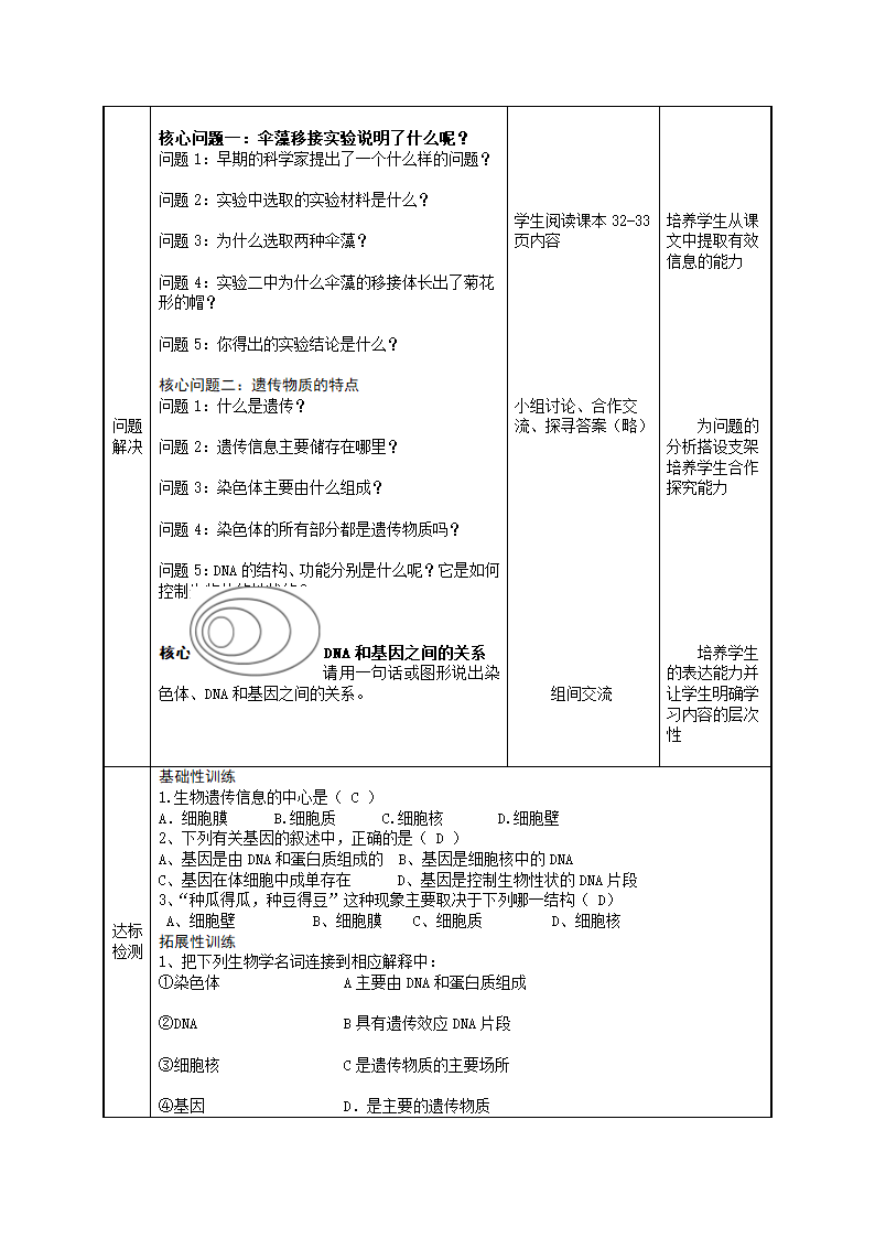 第22章 生物的遗传和变异（1-5节）教学设计.doc第2页