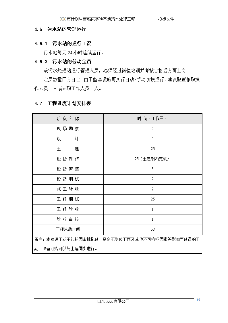 某市计划生育临床实验基地 120td污水处理工程施工方案.doc第15页