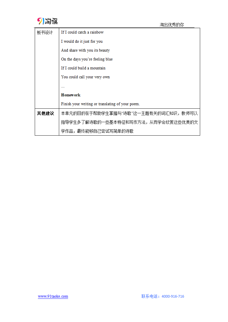 英语-人教版-选修6-教学设计7：Writing.doc-Period Three Grammar and Writing-Unit 2 Poems-教学设计.doc第5页