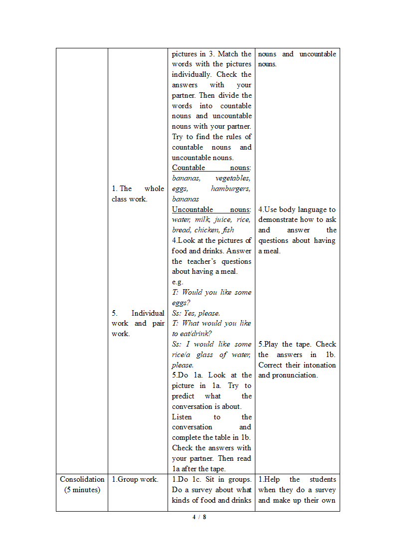 科普版初中英语七年级上册《Unit3_Topic3_SectionA》教学设计.doc第4页