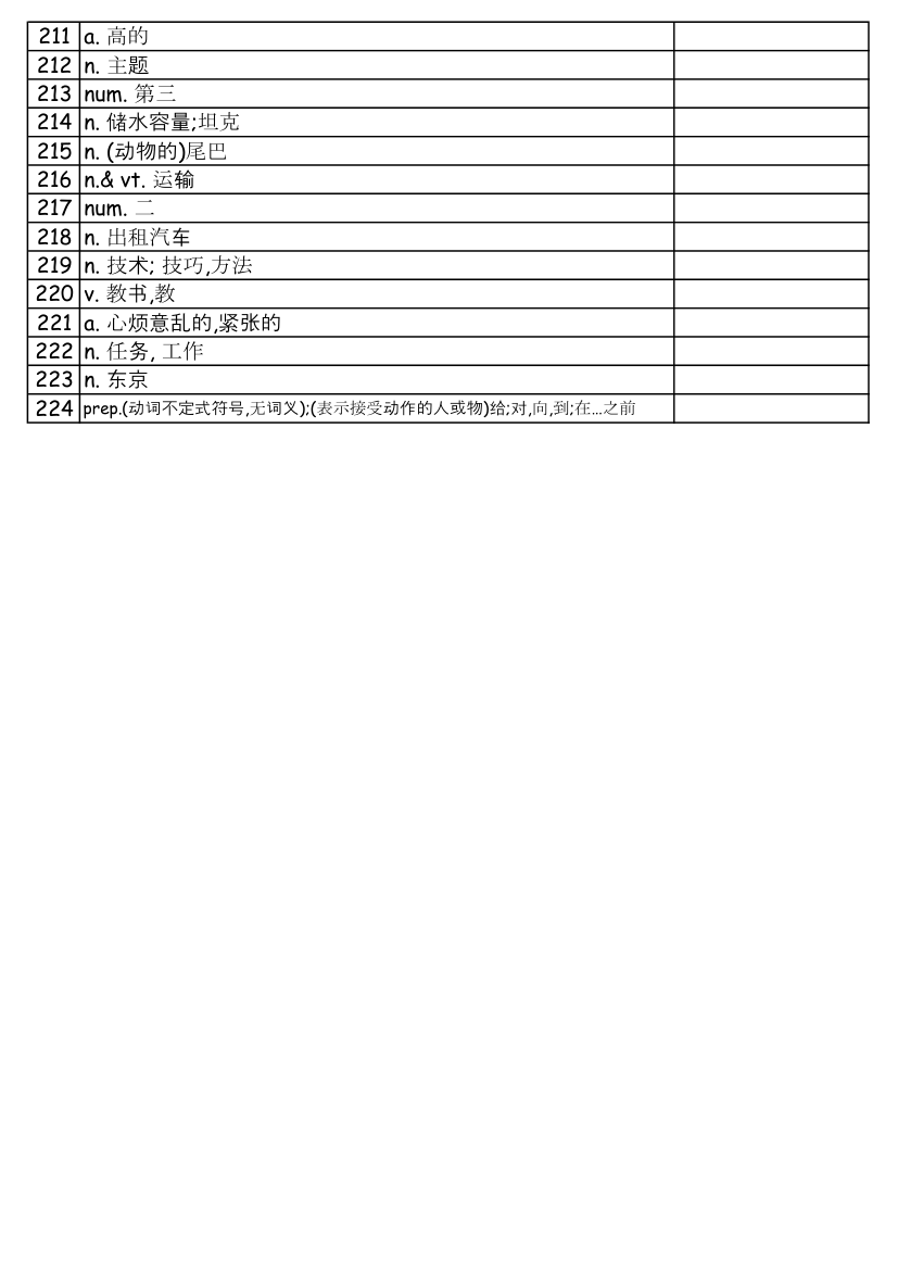 单词T第6页