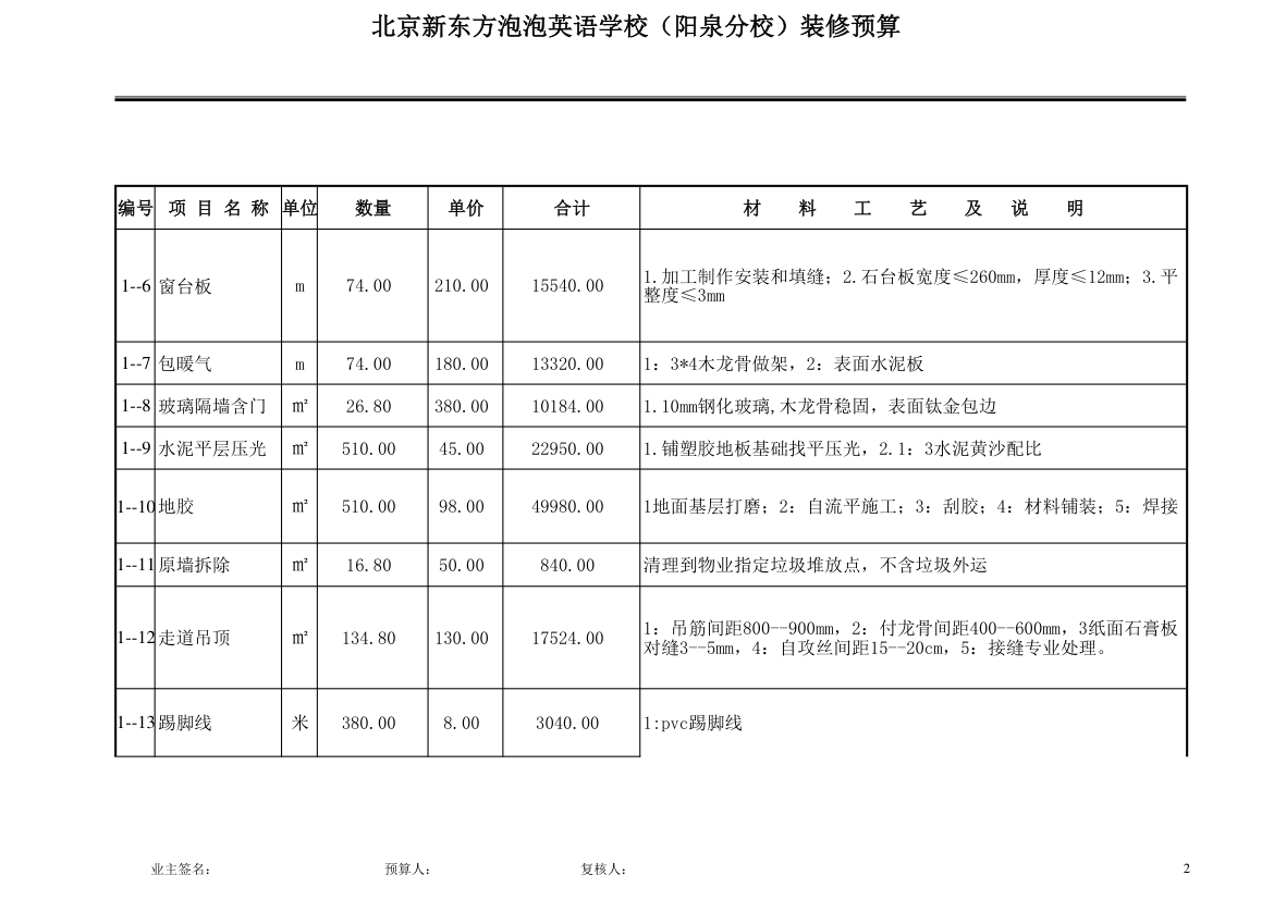 装修报价第2页