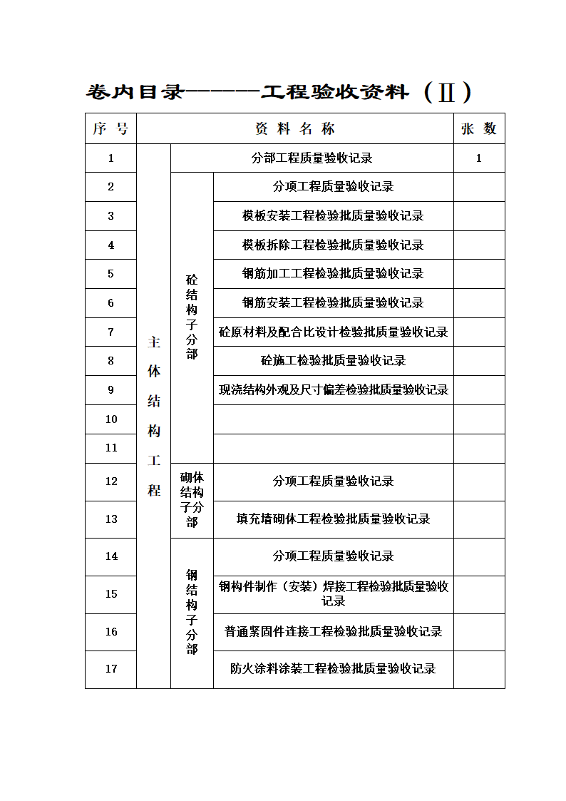 地下室验收目录第8页