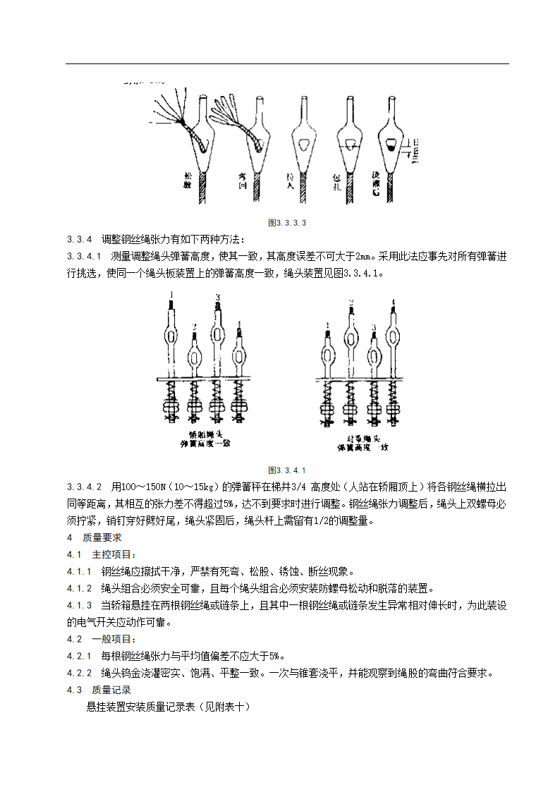 电梯悬挂装置安装工艺标准.doc第3页