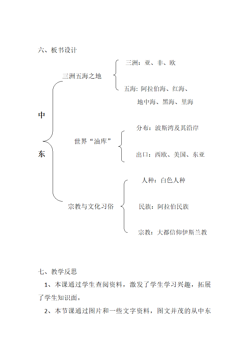 7.2中东教案 商务星球版地理七年级下册.doc第5页