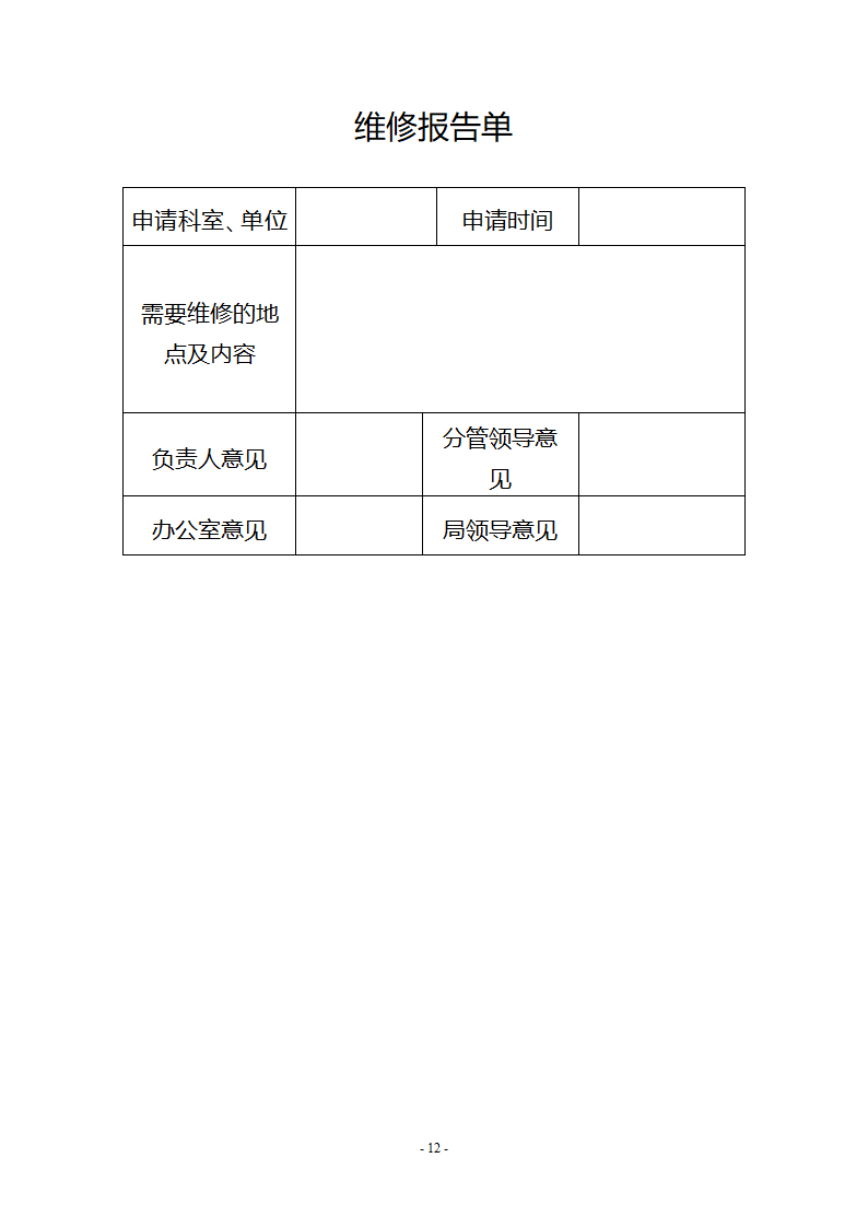 党政办公室工作管理制度第12页