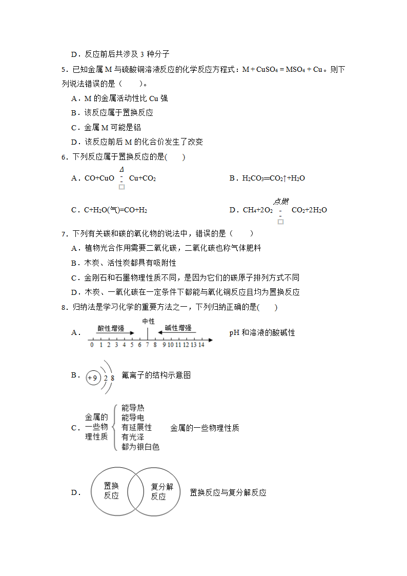 2023年中考化学高频考点突破-置换反应（含解析）.doc第2页