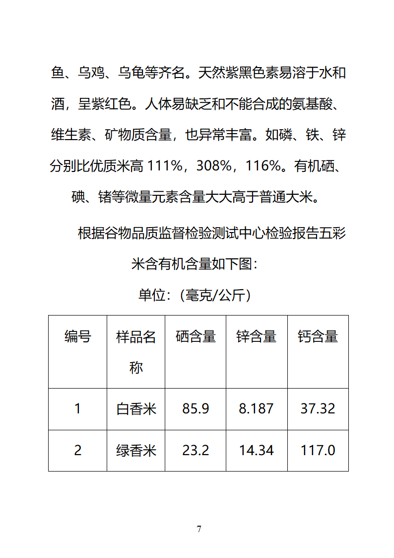 某市XX野生资源开发有限公司五彩配方米加工.doc第7页