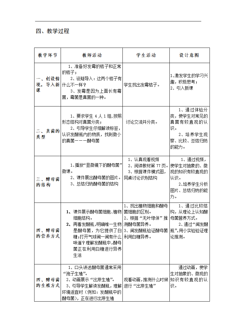 人教版八年级生物上册第五单元第四章第三节真菌教案.doc第2页