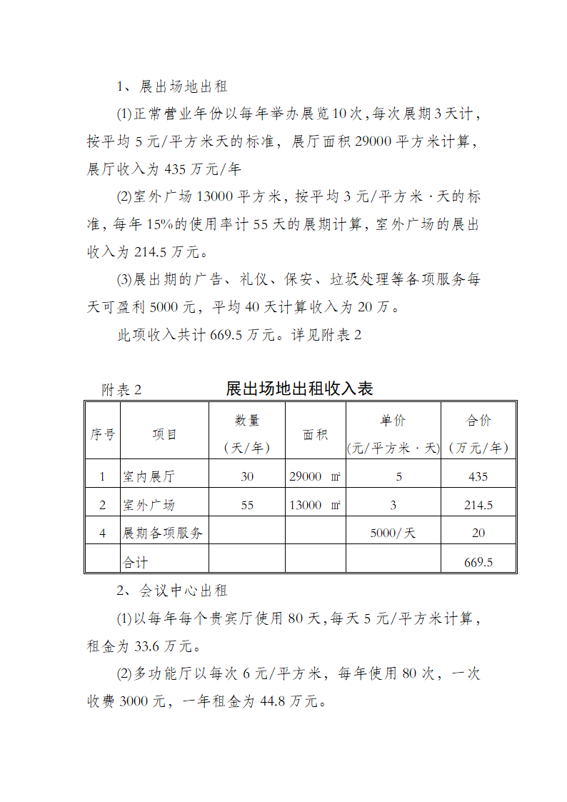 婺源县会展中心开发项目可行性研究报告.doc第11页