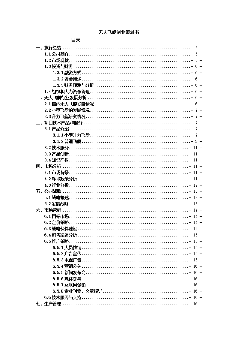 无人飞艇创业策划书.docx第2页