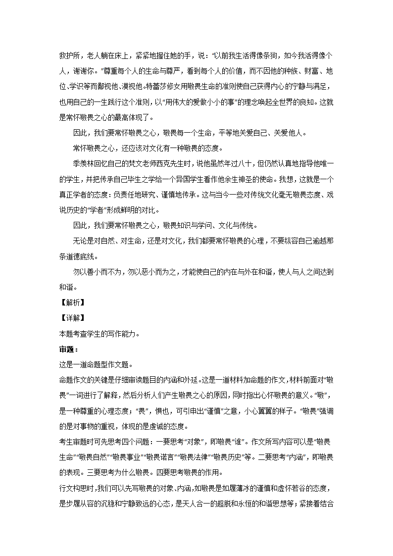 高考语文命题作文分类训练：责任担当类（含答案）.doc第10页