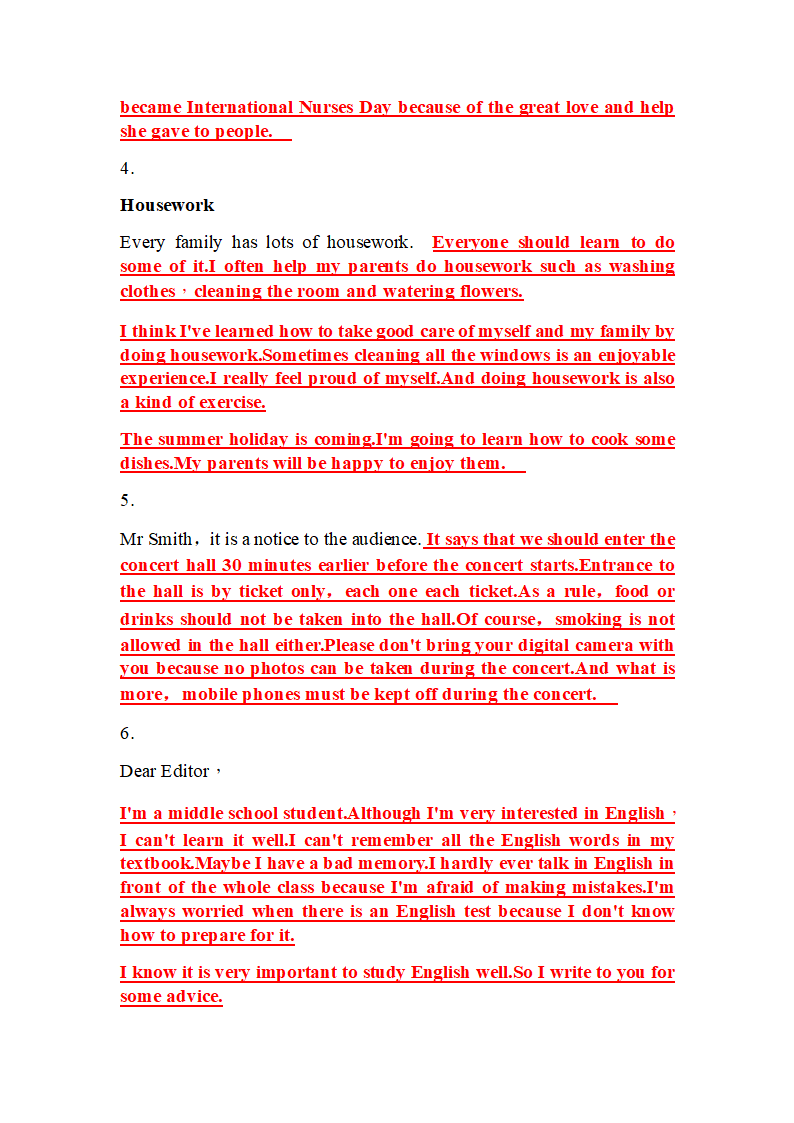 期末书面表达专题复习测试2022-2023学年外研版九年级英语上册（含答案）.doc第10页