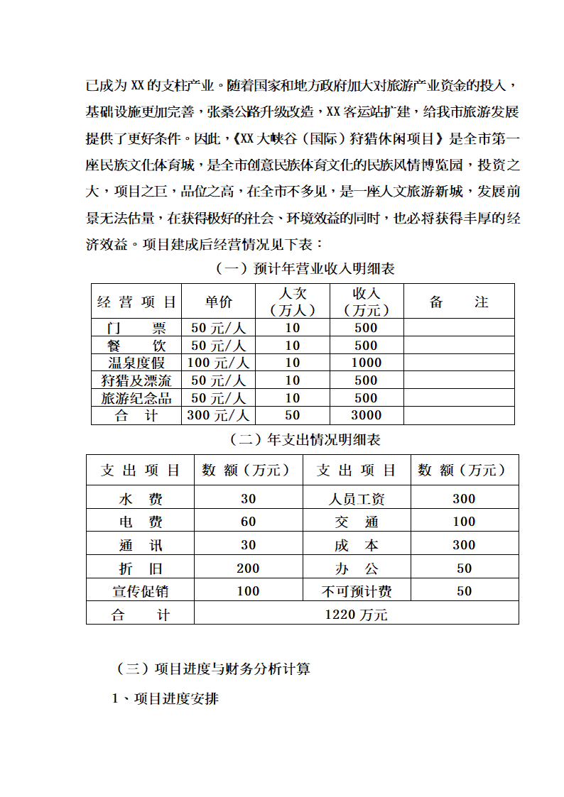 XX大峡谷（国际）狩猎休闲工程项目.doc第52页