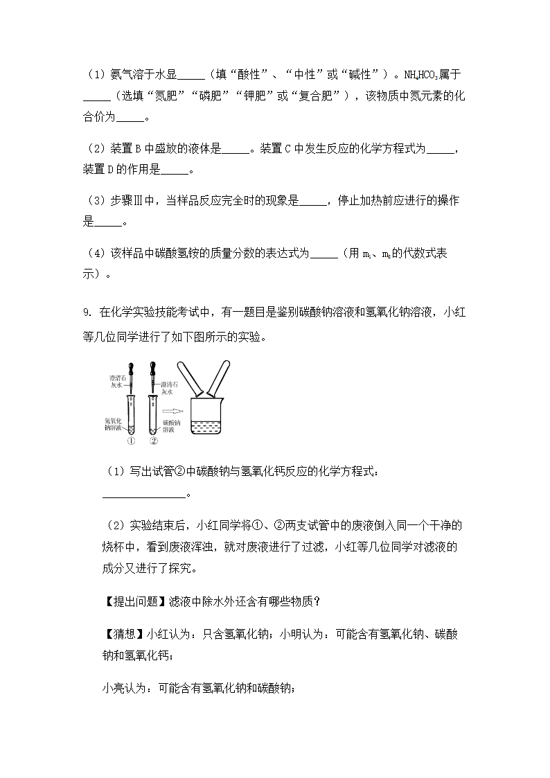 2022年中考化学专题复习实验探究题（word版有答案）.doc第7页