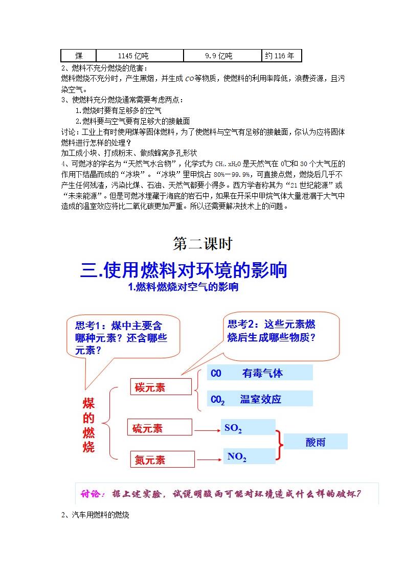 《7.2 燃料的合理利用与开发》教学设计03.docx第3页