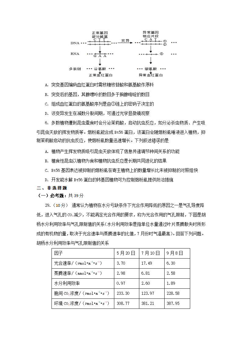 【备考2021】生物高考仿真模拟卷十二（全国卷）（含解析）.doc第2页