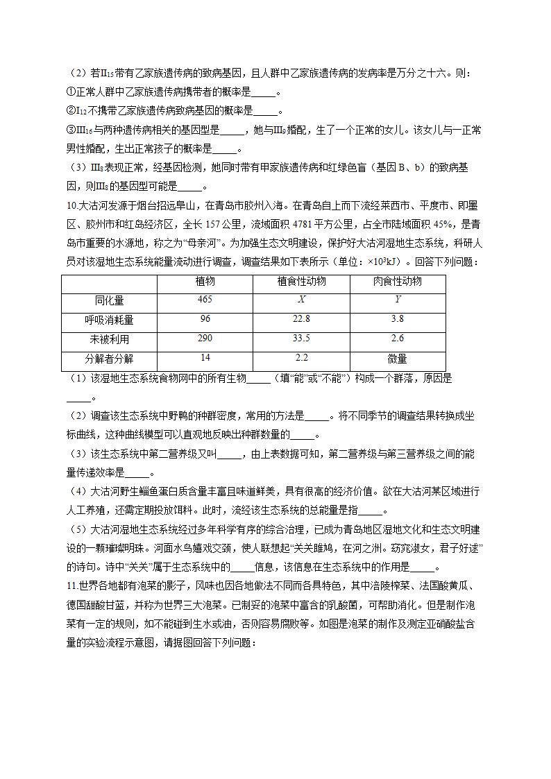 2022届高考生物仿真冲刺卷（全国卷）（4）（word版含解析）.doc第4页