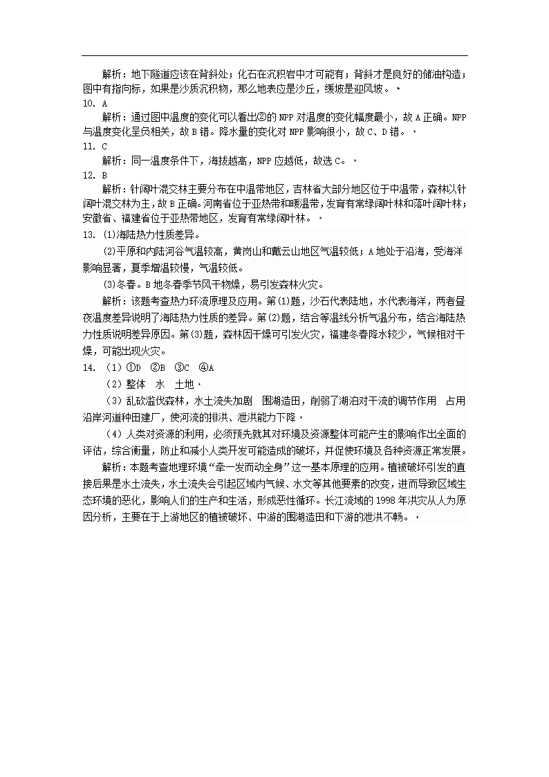 -2022届高三地理二轮复习：自然地理基本原理 巩固练习（Word版含答案）.doc第5页