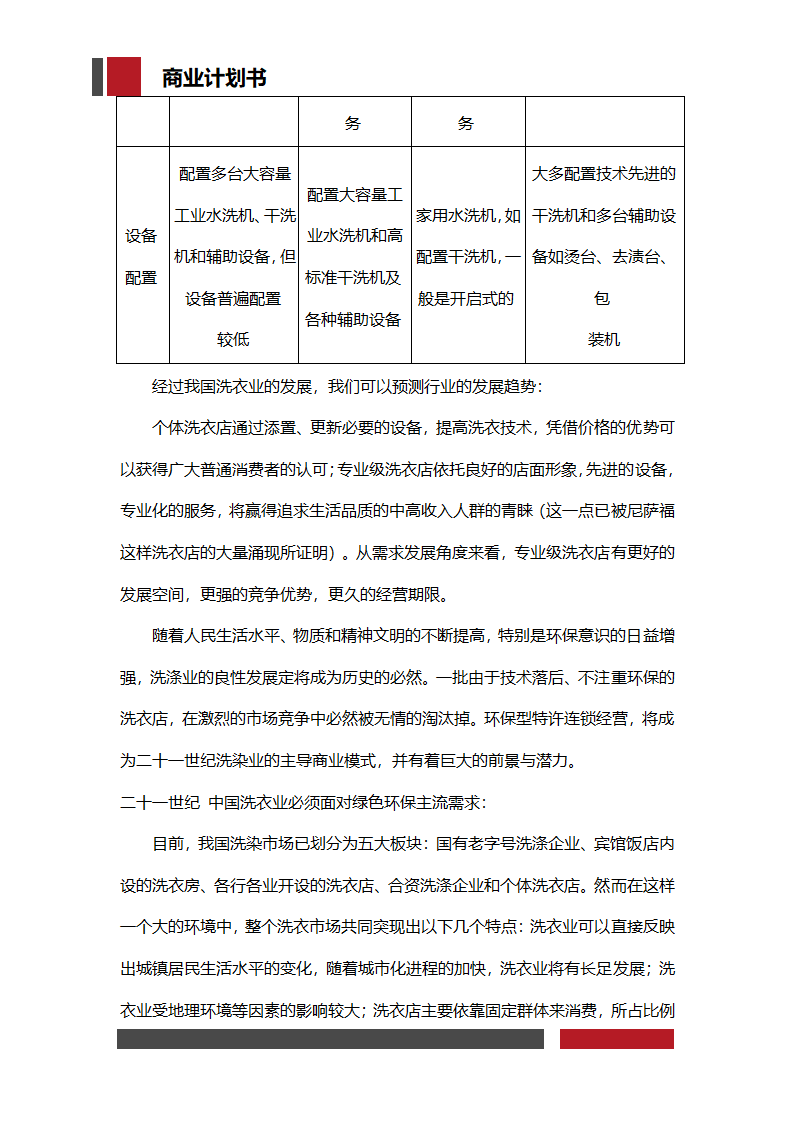 洗衣店铺经营开发商业计划书.docx第6页