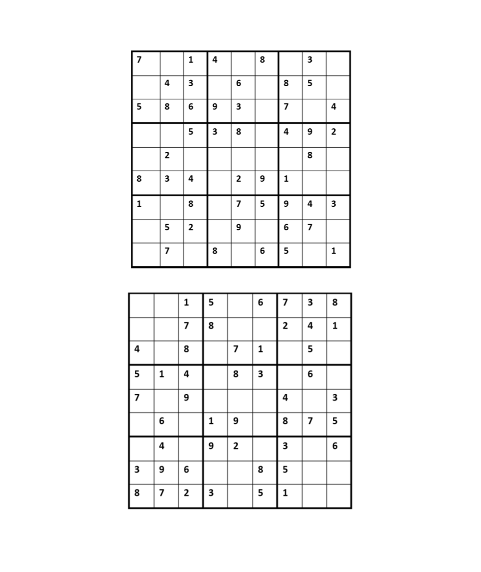 数独练习第3页