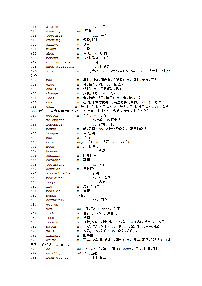 新概念单词第9页