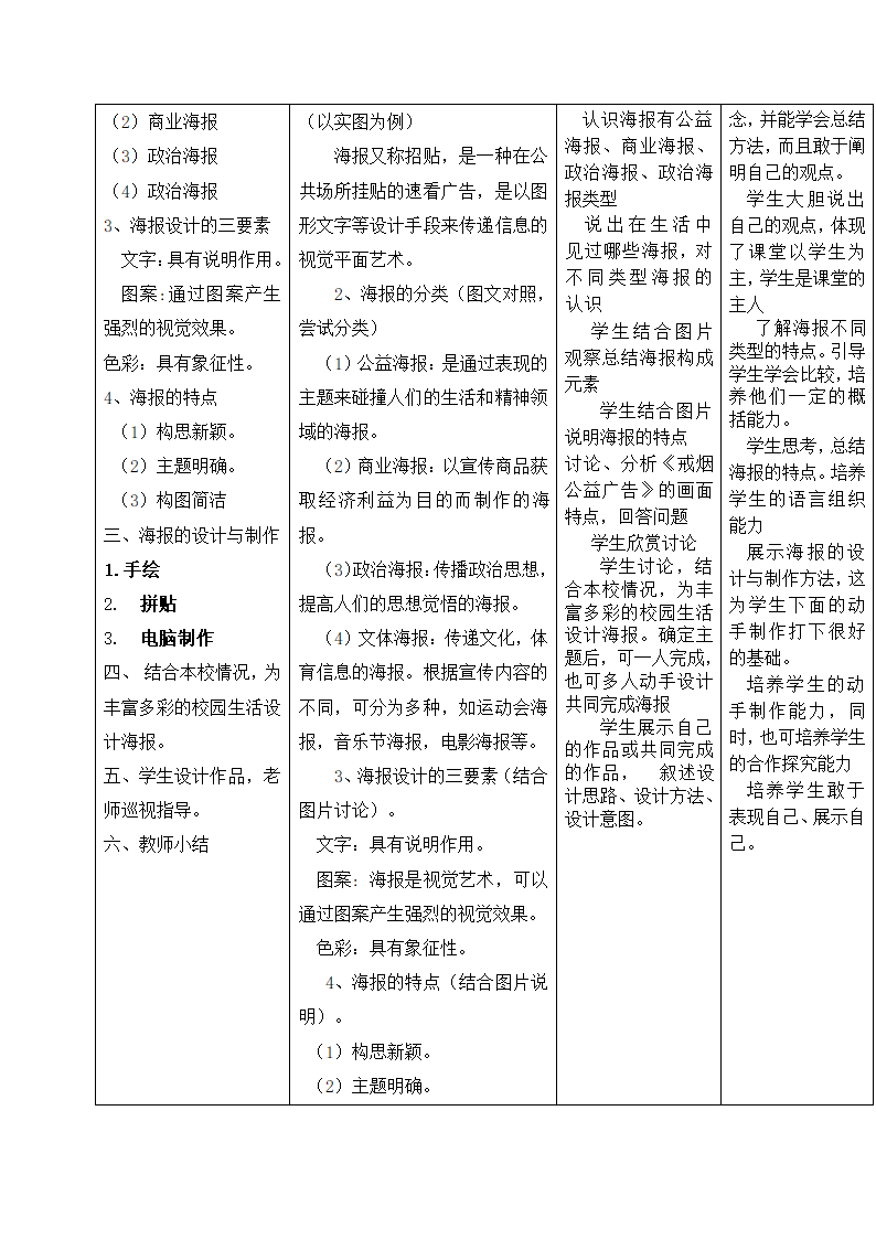 设计海报教案第2页