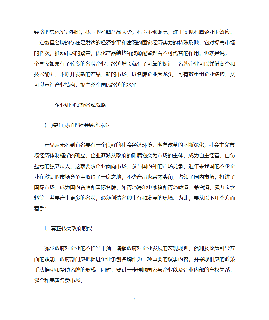 企业名牌战略第6页