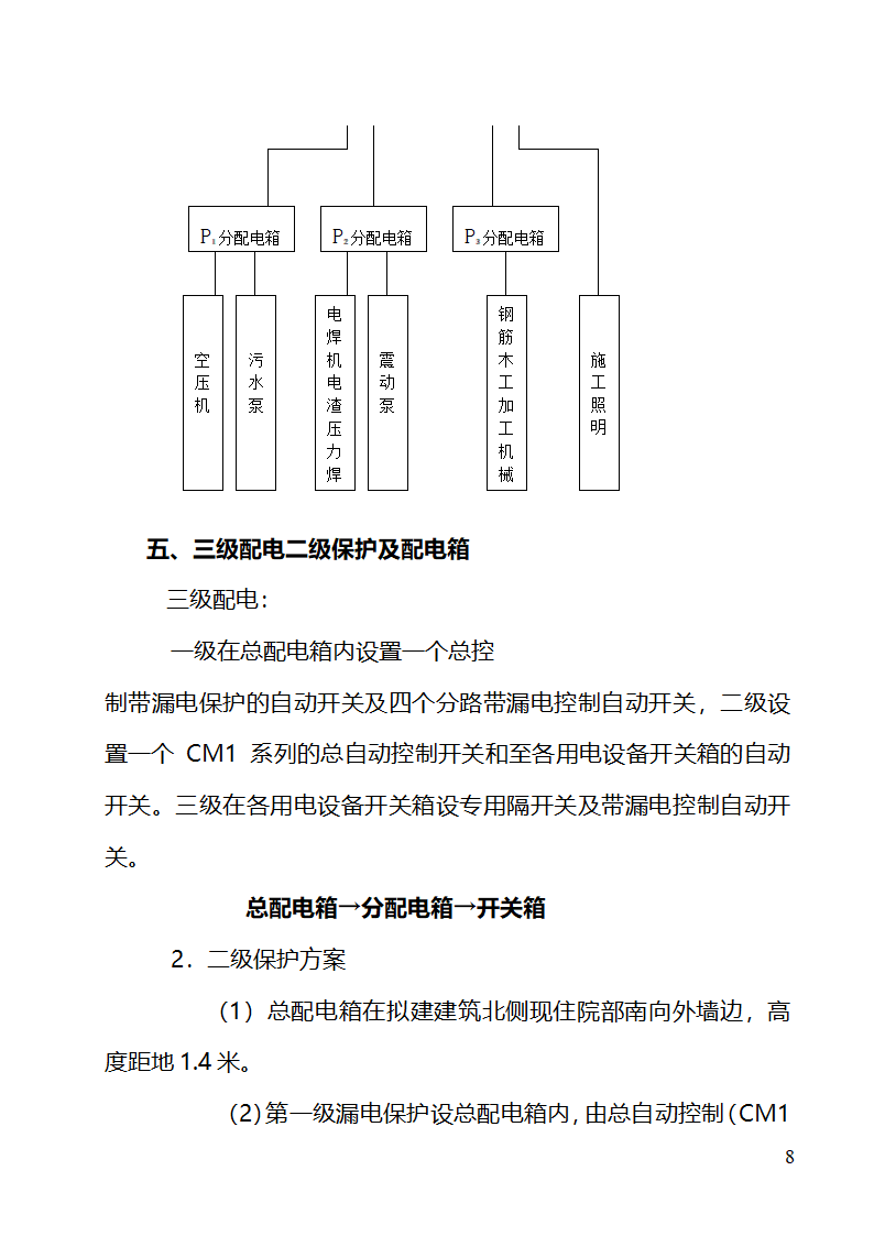 污水处理站临时用电施工组织设计完整.doc第9页