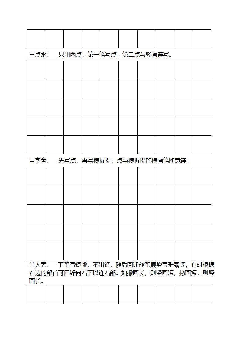 钢笔字帖(行书)第10页