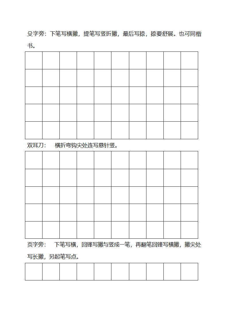 钢笔字帖(行书)第25页