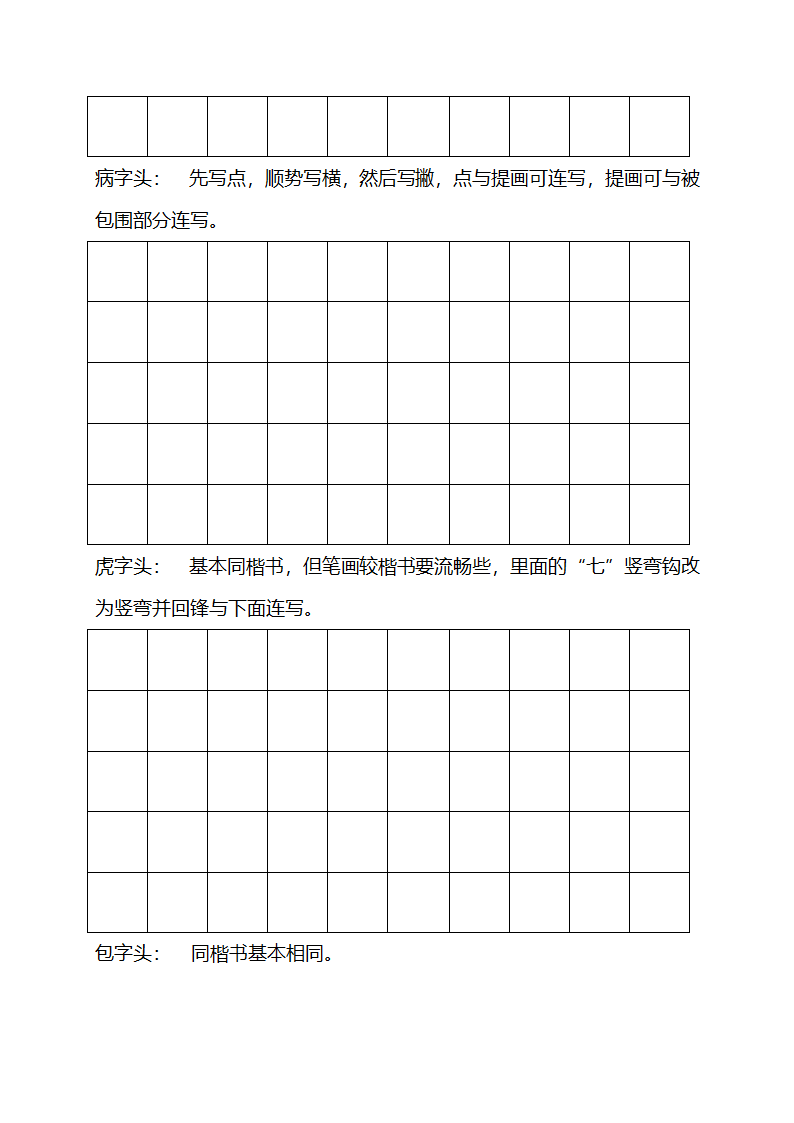 钢笔字帖(行书)第34页