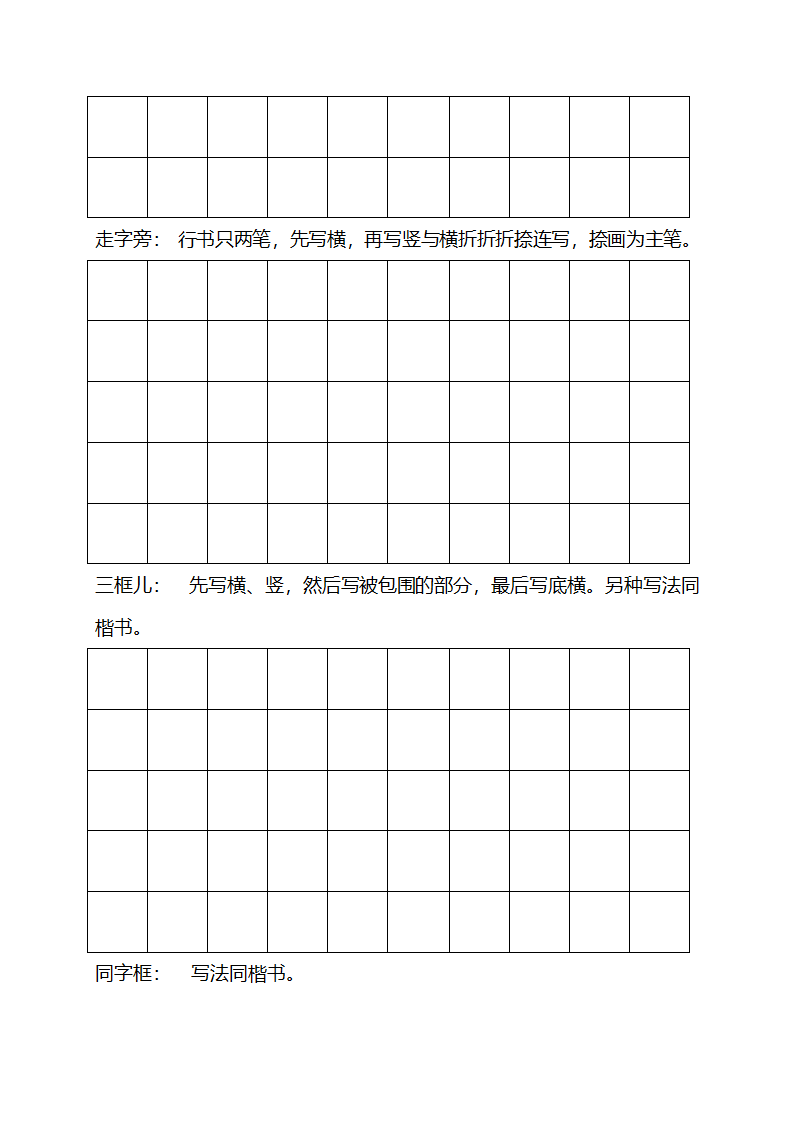 钢笔字帖(行书)第36页