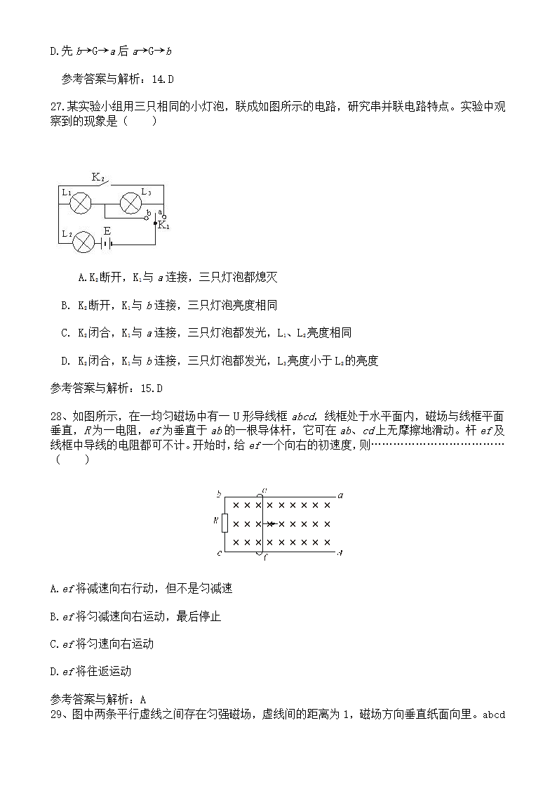 2010年高考物理“电学”选择题专题训练（三）.doc第13页