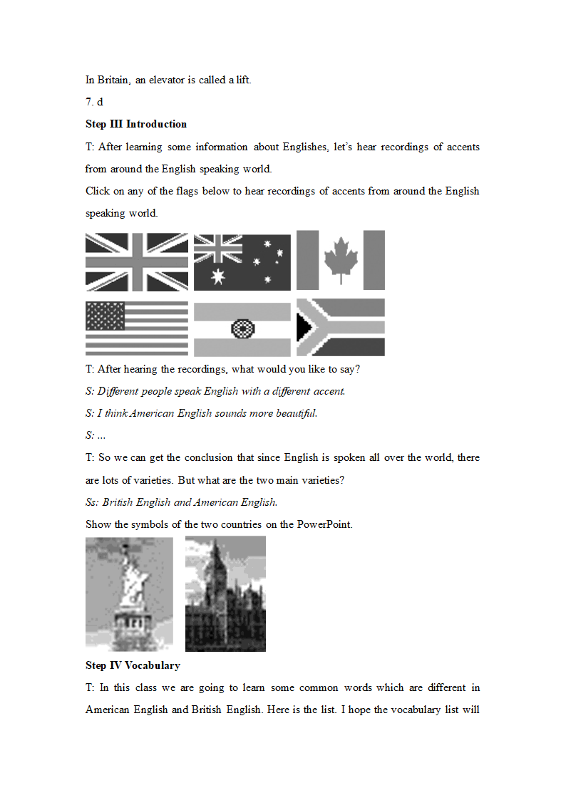 高中英语外研版必修五《Module 1 British and American English》教材教案.docx第8页