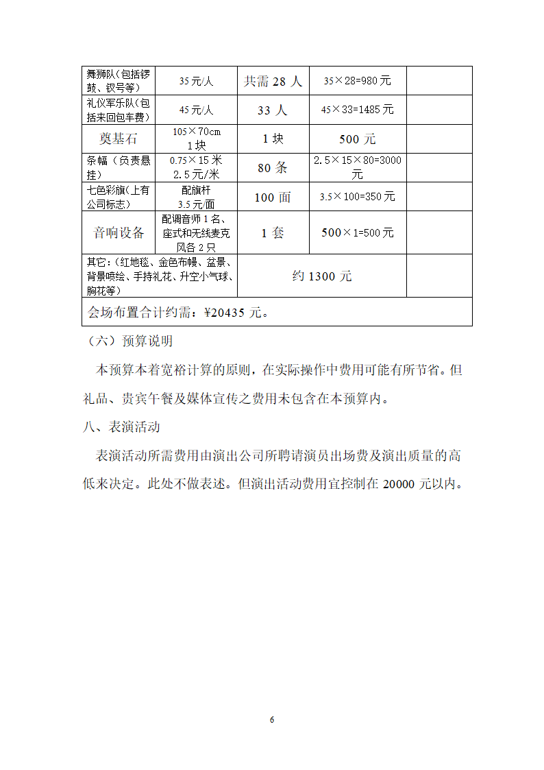 工程开工典礼策划方案（含流程及人员安排）.doc第6页