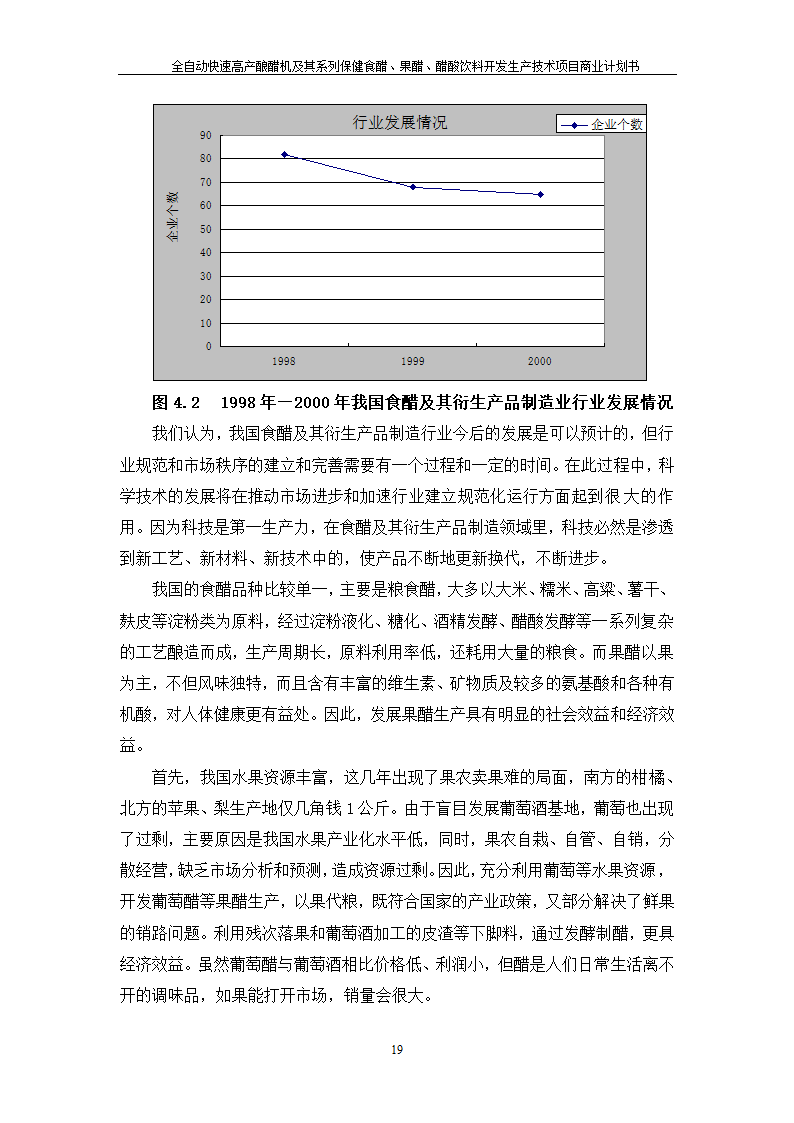 全自动快速高产酿醋机及其系列保健食醋、果醋、醋酸饮料开发生产技术项目.doc第19页