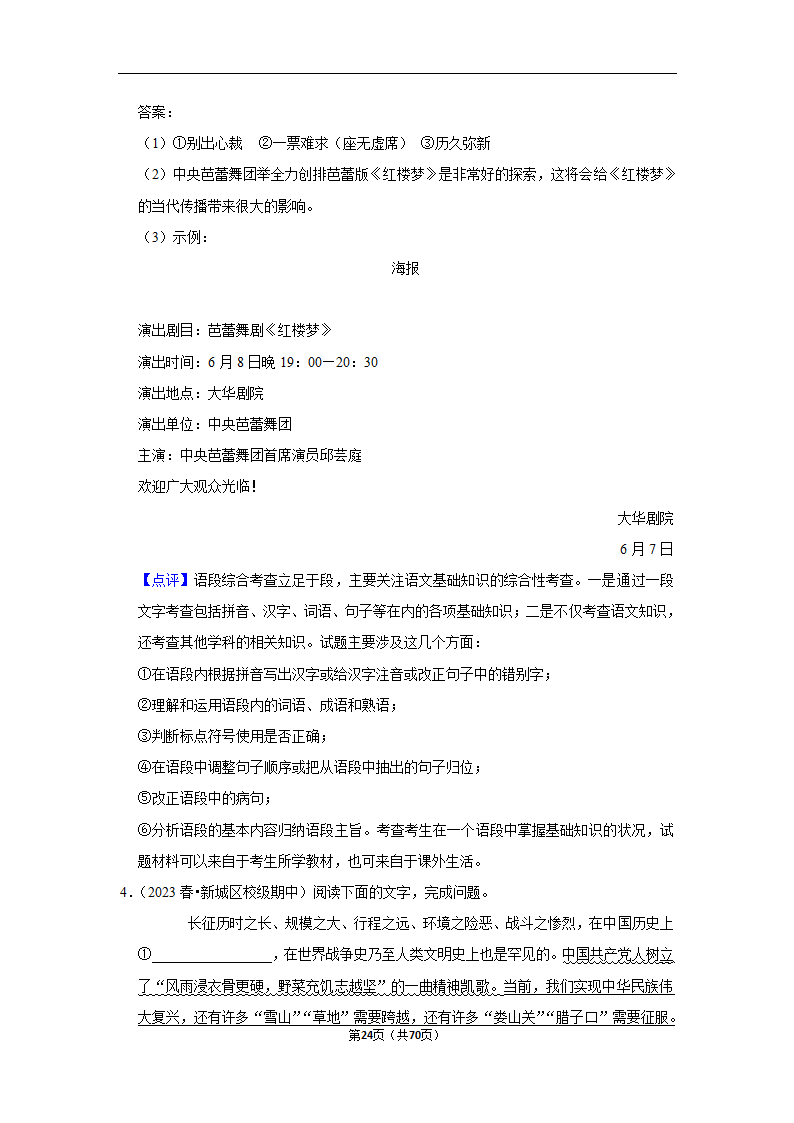 2023年高考语文专题复习之语言文字应用（含解析）.doc第24页