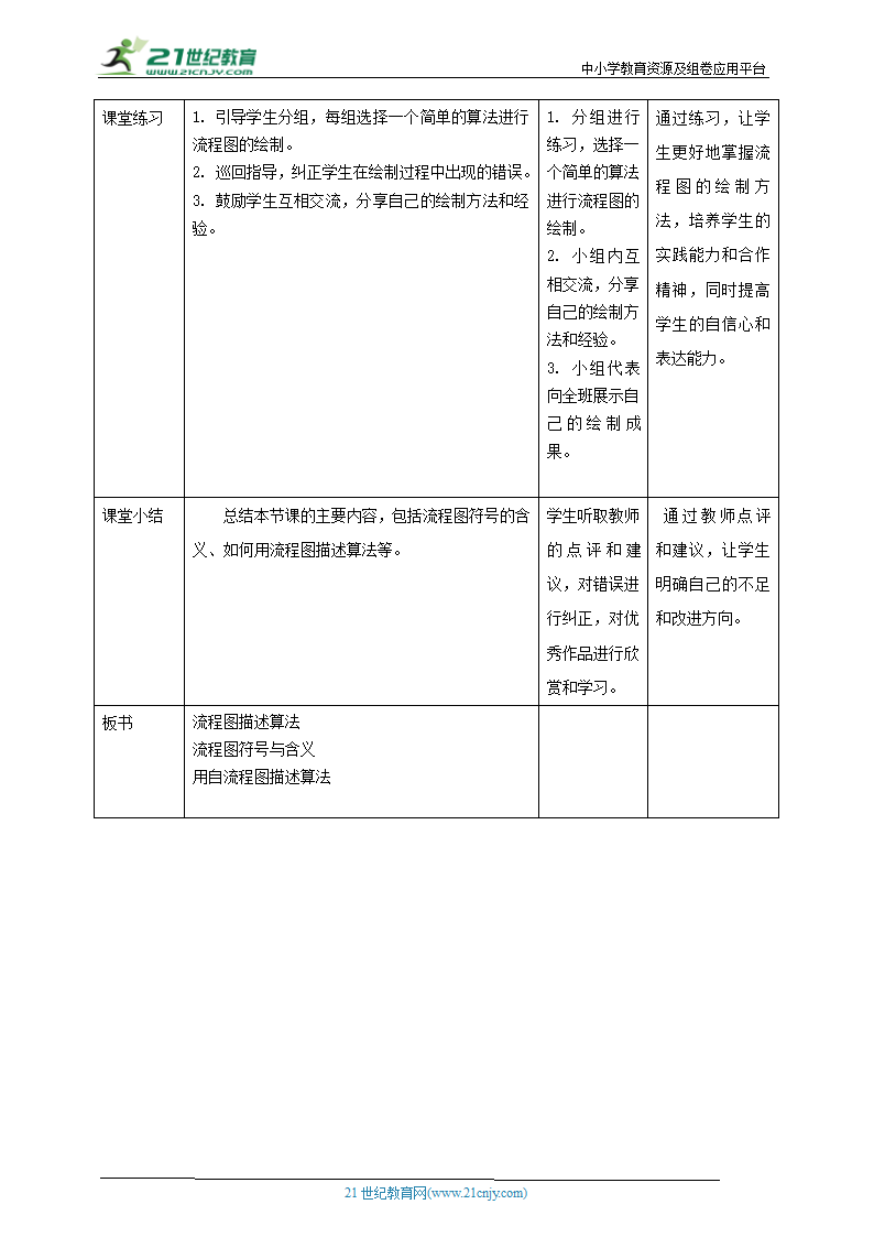 浙教版（2023）五上 第3课 流程图描述算法 教案3.doc第2页