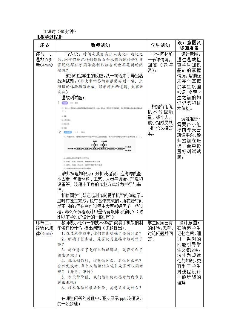 2.2.2 设计金属笔筒加工流程 教学设计-2022-2023学年高中通用技术苏教版(2019)必修《技术与设计2》.doc第2页