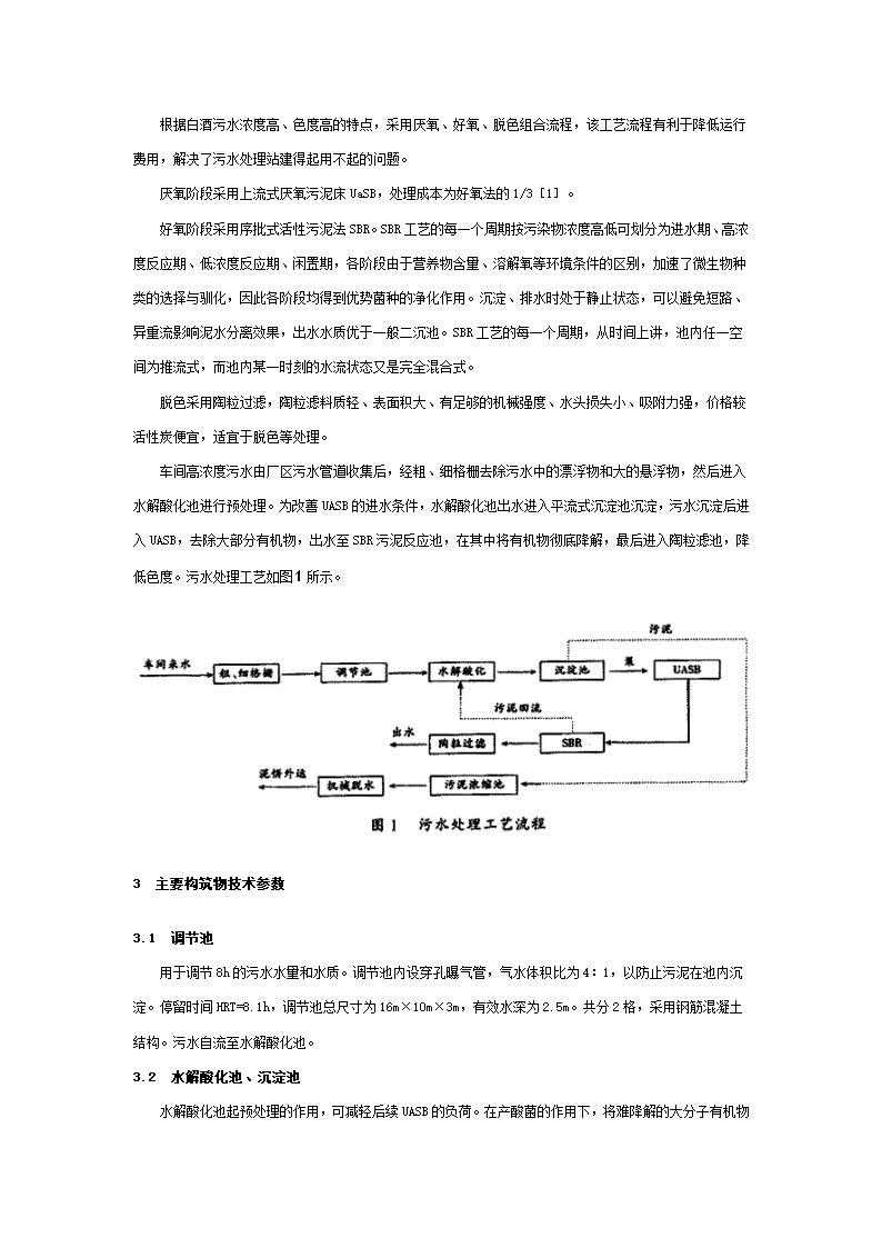 UASB一SBR一陶粒过滤工艺处理白酒污水.doc第2页