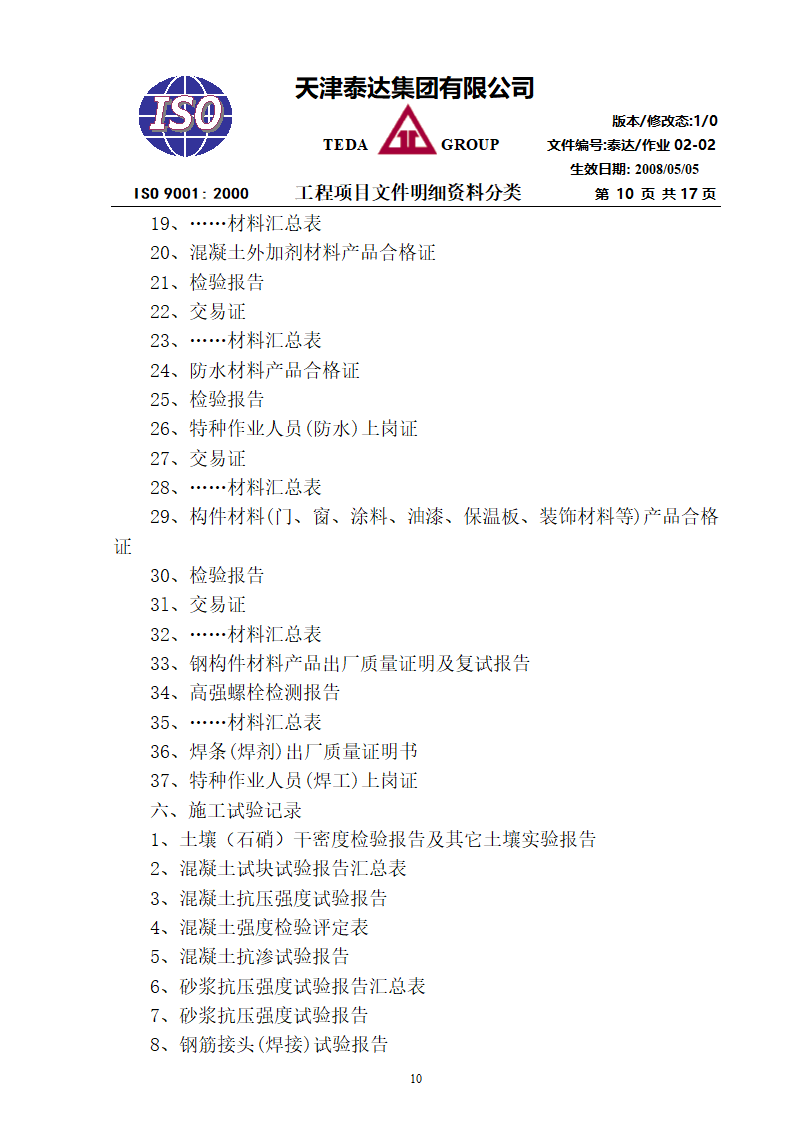 房地产开发建设工程项目档案资料整理.doc第10页