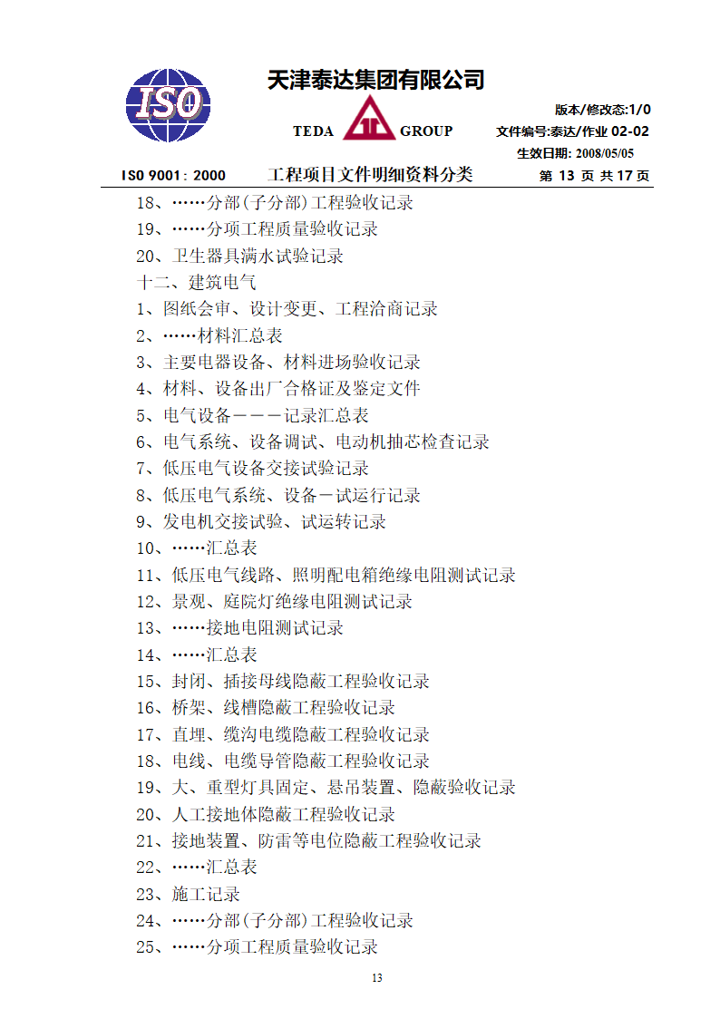 房地产开发建设工程项目档案资料整理.doc第13页