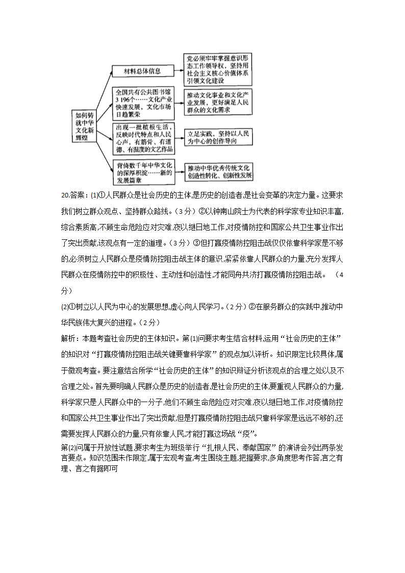 广东省2021年高考政治模拟预测卷（解析版）.doc第13页