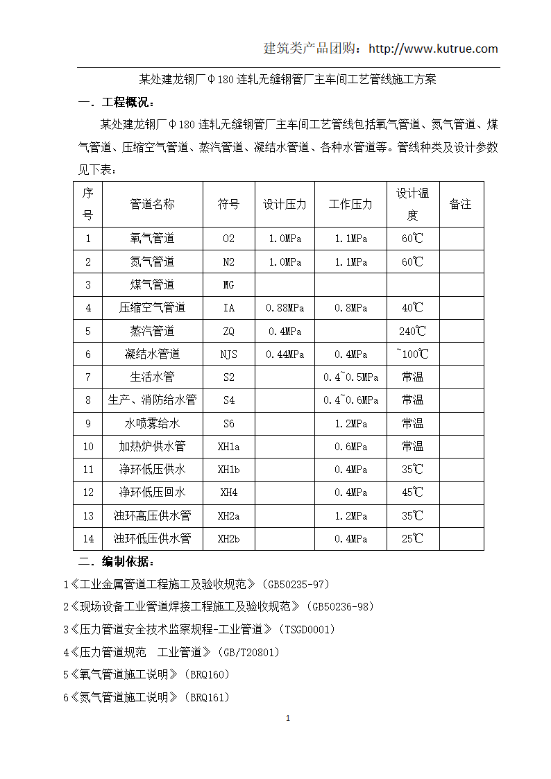 车间工艺管道施工组织设计.doc第2页