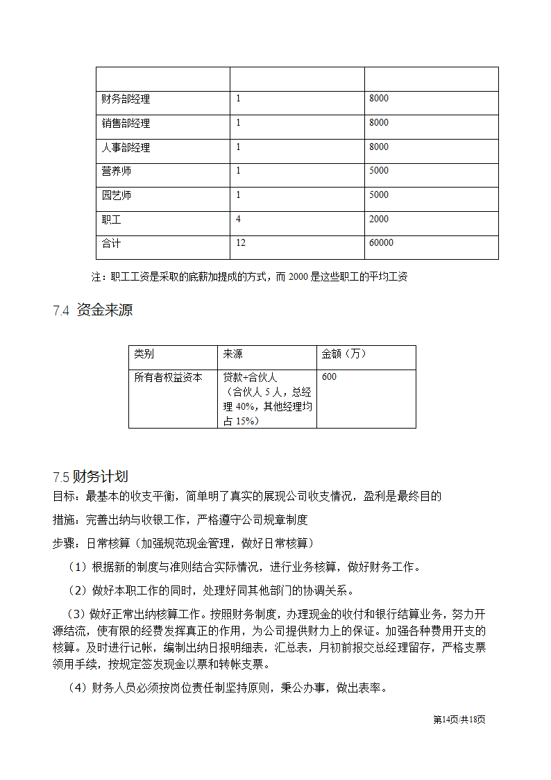 植物盆艺盆栽生活馆大学生创业计划书.docx第14页