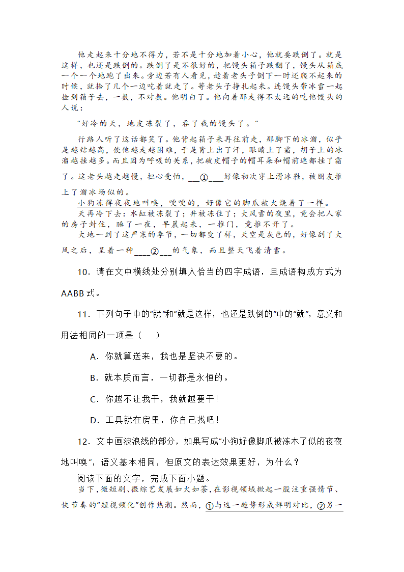 2024届高考语言文字运用专练（含答案）.doc第4页