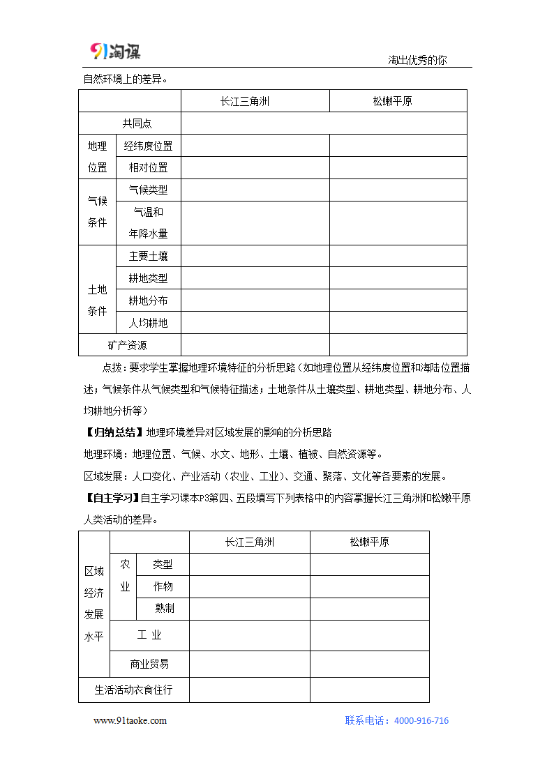 地理-人教版-必修3-教学设计21：1.1 地理环境对区域发展的影响.doc-第一节 地理环境对区域发展的影响-第一章 地理环境与区域发展-教学设计.doc第4页